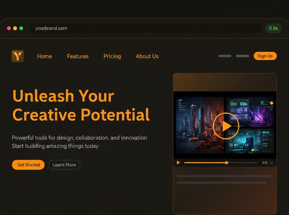 Website mockup: a fast, clean, conversion-focused design